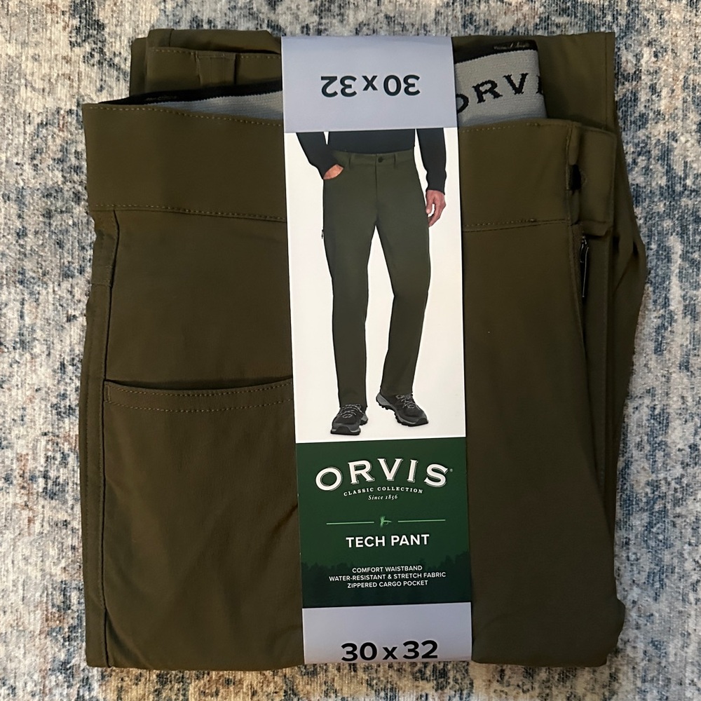 Orvis Men's Green Cargo Pants
